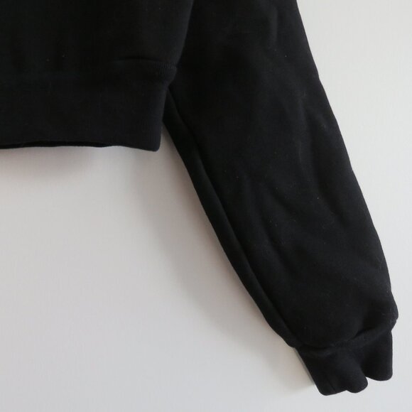MANIERE DE VOIR Essential High Neck Sweater Jumper in Black Goth Vamp - Size XS - Picture 6 of 12